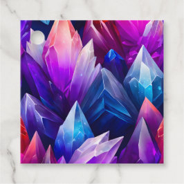 Para Recuerdos Etiquetas de regalo de arte de cristal de roca col