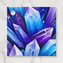 Para Recuerdos Etiquetas de regalo de arte de cristal de roca col