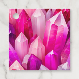 Para Recuerdos Etiquetas de regalo de arte de cristal de roca col