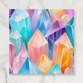 Para Recuerdos Etiquetas de regalo de arte de cristal de roca col