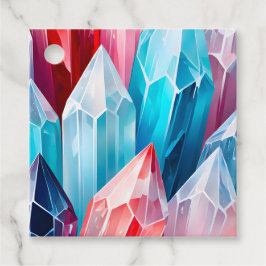 Para Recuerdos Etiquetas de regalo de arte de cristal de roca col