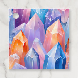 Para Recuerdos Etiquetas de regalo de arte de cristal de roca col