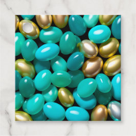 Para Recuerdos Etiquetas de regalo de arte de jelly bean colorida