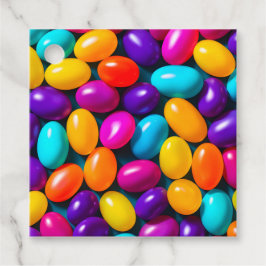 Para Recuerdos Etiquetas de regalo de arte de jelly bean colorida