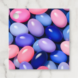 Para Recuerdos Etiquetas de regalo de arte de jelly bean colorida