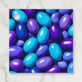 Para Recuerdos Etiquetas de regalo de arte de jelly bean colorida