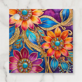 Para Recuerdos Etiquetas de regalo de arte de joyas bizantinas co