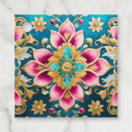 Para Recuerdos Etiquetas de regalo de arte de joyas bizantinas co