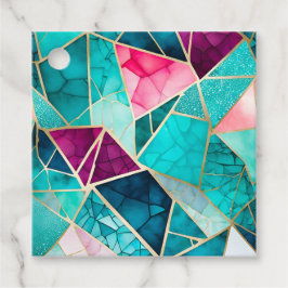 Para Recuerdos Etiquetas de regalo de arte de mosaico de vidrio c