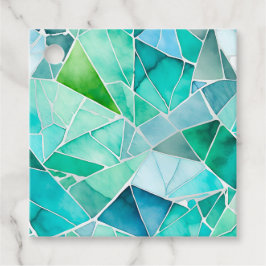 Para Recuerdos Etiquetas de regalo de arte de mosaico de vidrio c