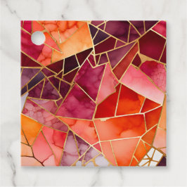Para Recuerdos Etiquetas de regalo de arte de mosaico de vidrio c