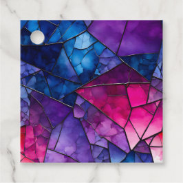 Para Recuerdos Etiquetas de regalo de arte de mosaico de vidrio c