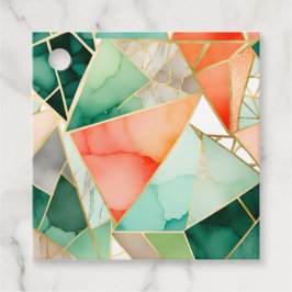 Para Recuerdos Etiquetas de regalo de arte de mosaico de vidrio c