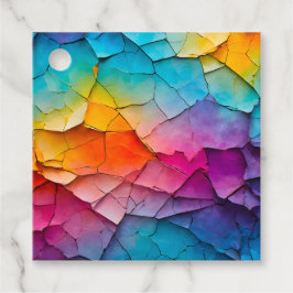 Para Recuerdos Etiquetas de regalo de arte de papel chocante colo