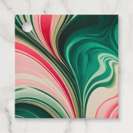 Para Recuerdos Etiquetas de regalo de arte de papel jaspeado colo