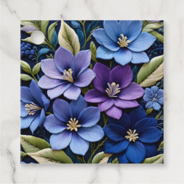 Para Recuerdos Etiquetas de regalo de arte de punto de aguja flor