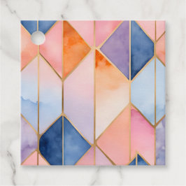 Para Recuerdos Etiquetas de regalo de arte de vidrio con manchas 