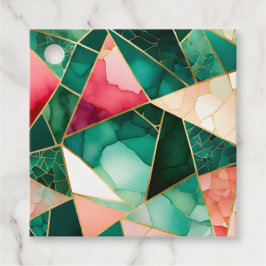 Para Recuerdos Etiquetas de regalo de arte en mosaico de vidrio c