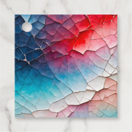 Para Recuerdos Etiquetas de regalo de arte en papel con grietas c