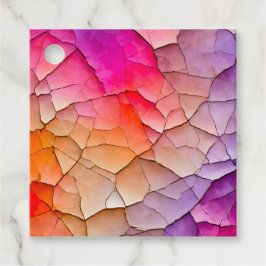 Para Recuerdos Etiquetas de regalo de arte en papel con grietas c