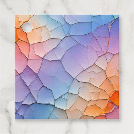 Para Recuerdos Etiquetas de regalo de arte en papel con grietas c