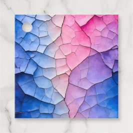 Para Recuerdos Etiquetas de regalo de arte en papel con grietas c
