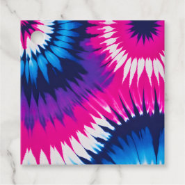 Para Recuerdos Etiquetas de regalo de arte teñido con colores