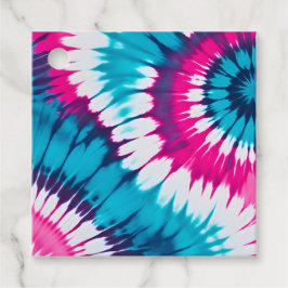 Para Recuerdos Etiquetas de regalo de arte teñido con colores