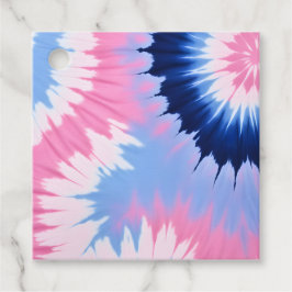 Para Recuerdos Etiquetas de regalo de arte teñido con colores