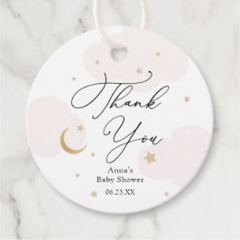 Para Recuerdos Etiquetas de regalo de Baby Shower por la luna