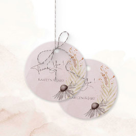 Para Recuerdos Etiquetas de Regalo de Boda Floral Boho