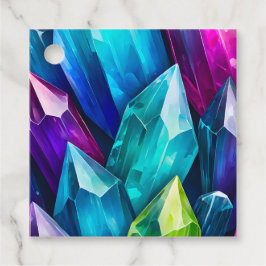 Para Recuerdos Etiquetas de regalo de Crystal Art de Rock colorid