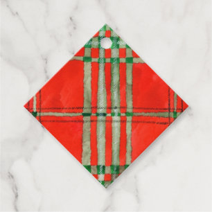 Para Recuerdos Etiquetas de regalo de diamantes de RED SCOTT TART