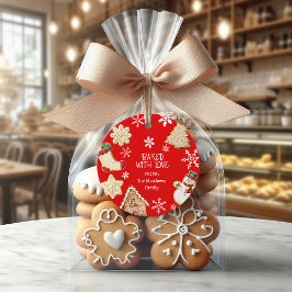 Para Recuerdos Etiquetas de regalo de galletas de Navidad adorabl
