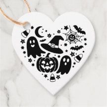 Etiquetas de regalo de Halloween, etiquetas de reg