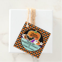 Para Recuerdos Etiquetas de regalo de Halloween - Volver