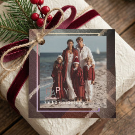 Para Recuerdos Etiquetas de regalo de Navidad con foto