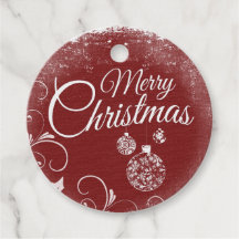 Etiquetas de Regalo de Navidad de Feliz