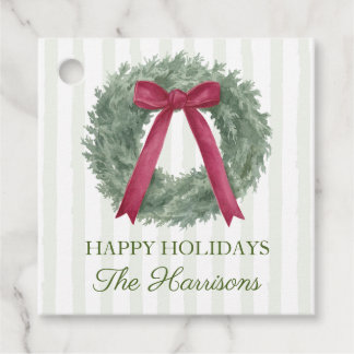 Para Recuerdos Etiquetas de regalo de Navidad, personalizadas par