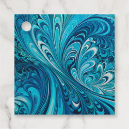 Para Recuerdos Etiquetas de regalo de pincel de arte de psicodeli