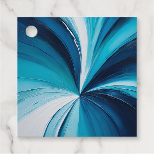 Para Recuerdos Etiquetas de regalo de pintura al óleo colorido