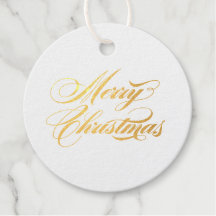 Etiquetas de regalo de Relieve metalizado de vacac