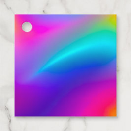 Para Recuerdos Etiquetas de regalo de Relieve metalizado metálico