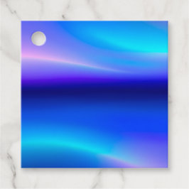 Para Recuerdos Etiquetas de regalo de Relieve metalizado metálico