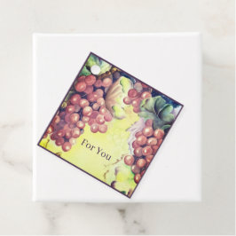 Para Recuerdos Etiquetas de Regalo de Uvas de Viñedo Set de Regal