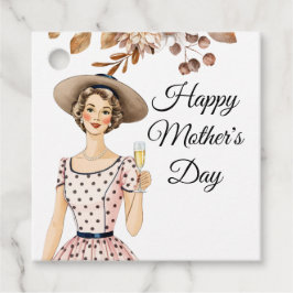 Para Recuerdos Etiquetas de regalo del Día de la Madre - Dama con