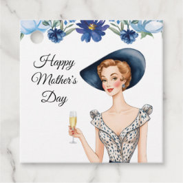 Para Recuerdos Etiquetas de regalo del Día de la Madre - Dama con