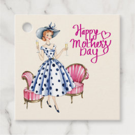 Para Recuerdos Etiquetas de regalo del Día de la Madre - Dama con