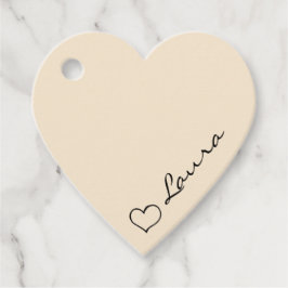 Para Recuerdos Etiquetas de regalo personalizadas con guión de co