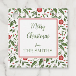 Para Recuerdos Etiquetas de regalo personalizadas del árbol de Na